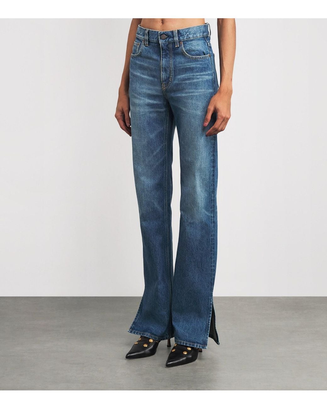 Chloé Blue Faded Straight Jeans