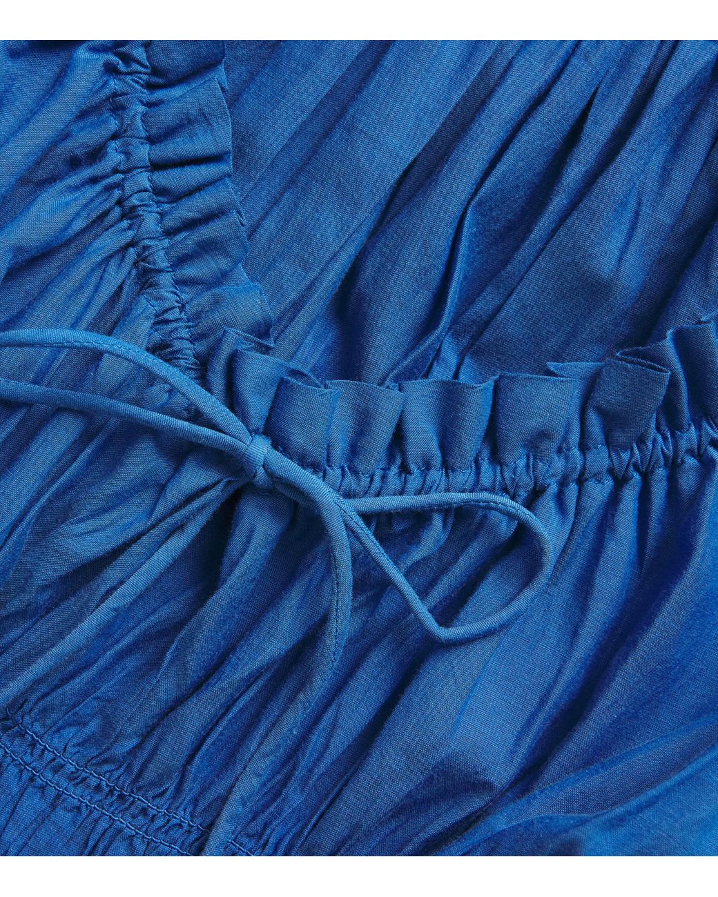 doen ischia dress blue Ischia Dress - Salt Flock Dot