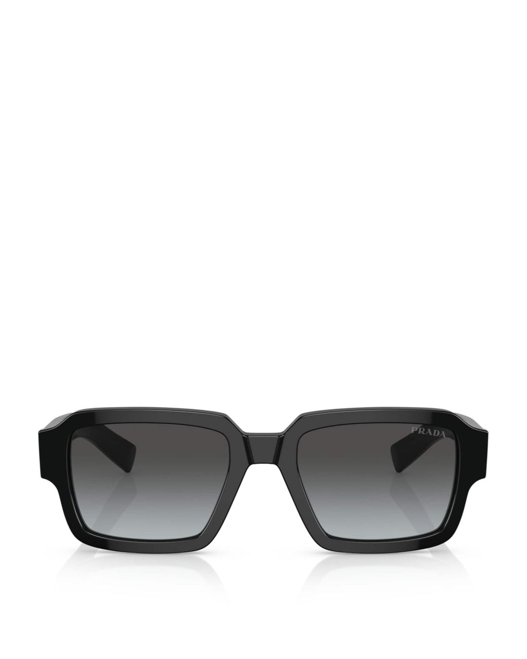 Prada Black Acetate Square Sunglasses for men
