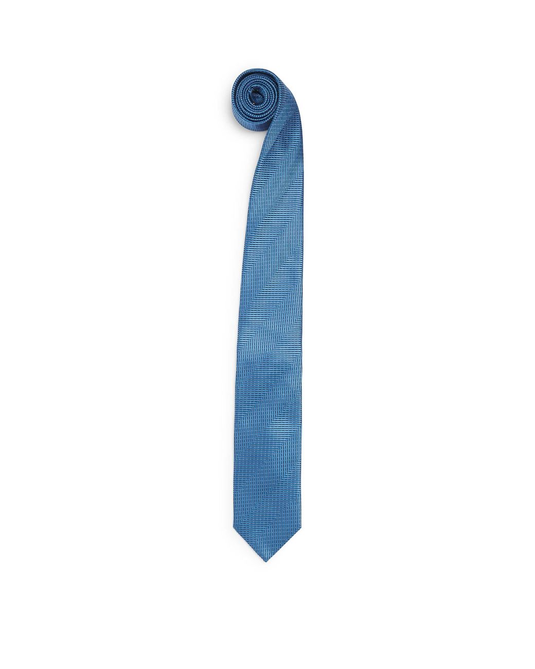Eton of Sweden Blue Silk Herringbonetie for men