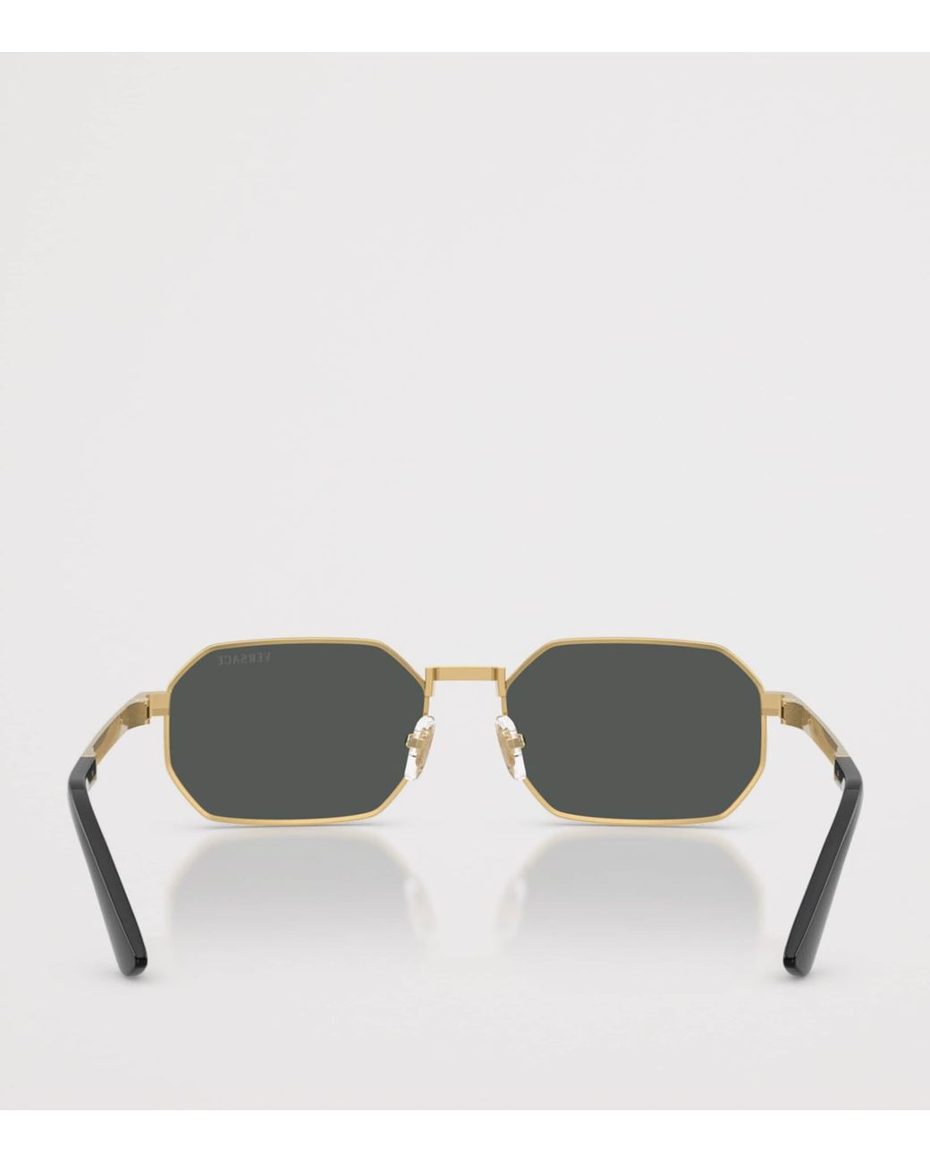 Versace Metallic Metal Ve2297 Rectangle Sunglasses for men