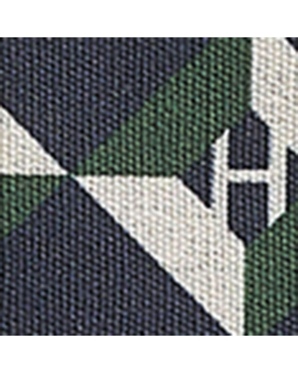 Harrods Green Mini Cotton Geometric Logo Tote Bag