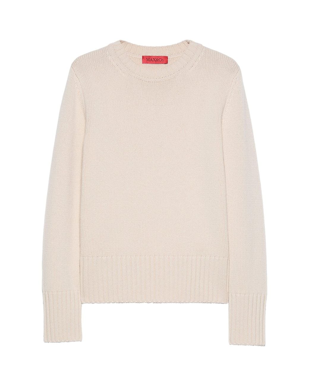MAX&Co. Natural Wool-Cashmere Sweater