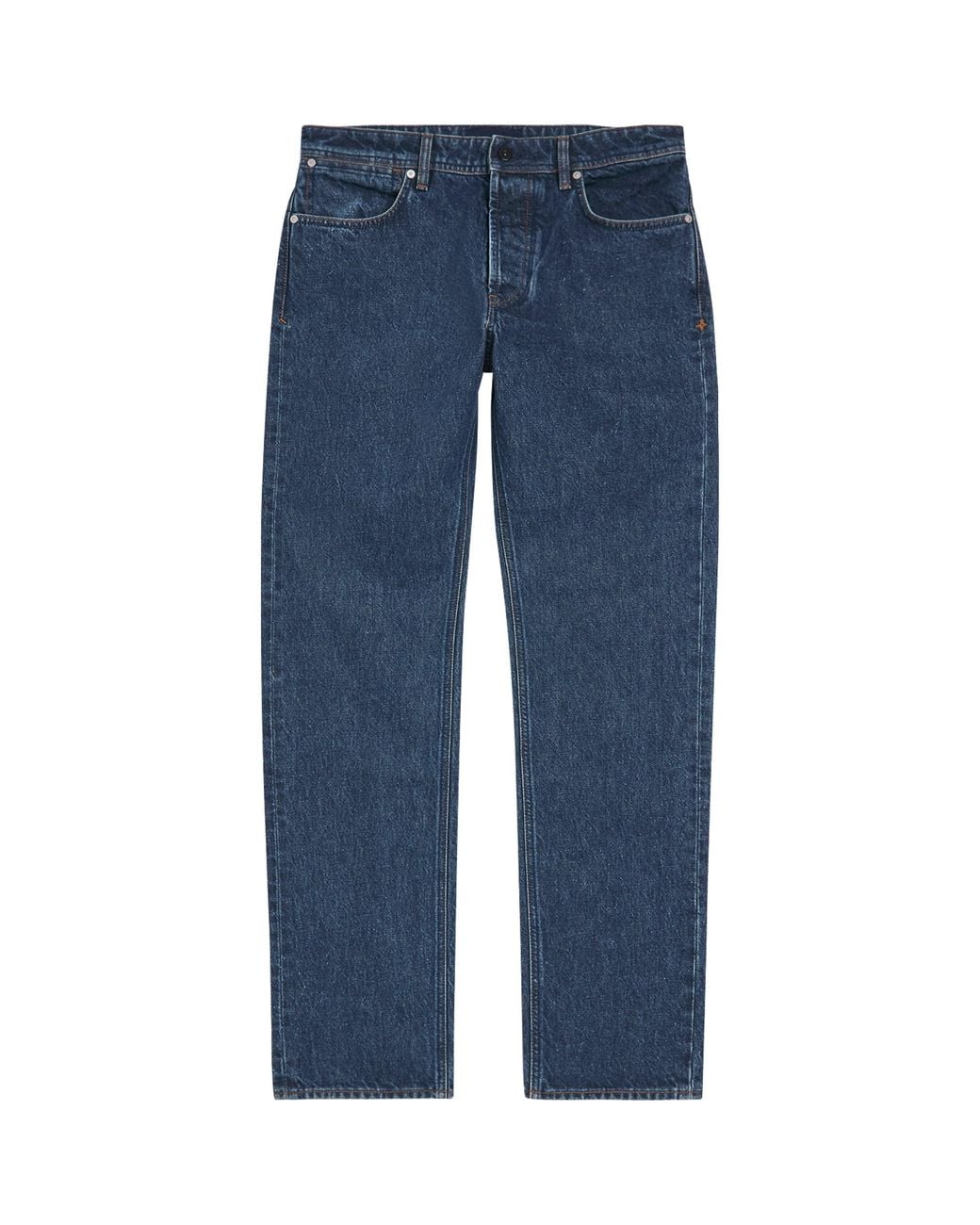 Stone Island Blue Straight Jeans for men