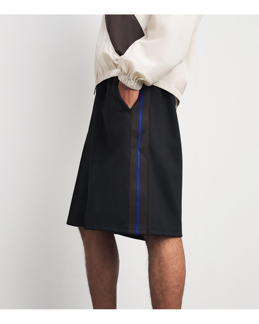 Wales Bonner Black Form Track Shorts for men