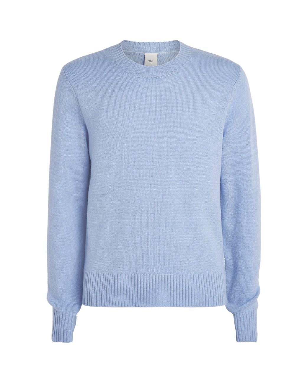 Won Hundred Blue Cashmere Rune Sweater for men