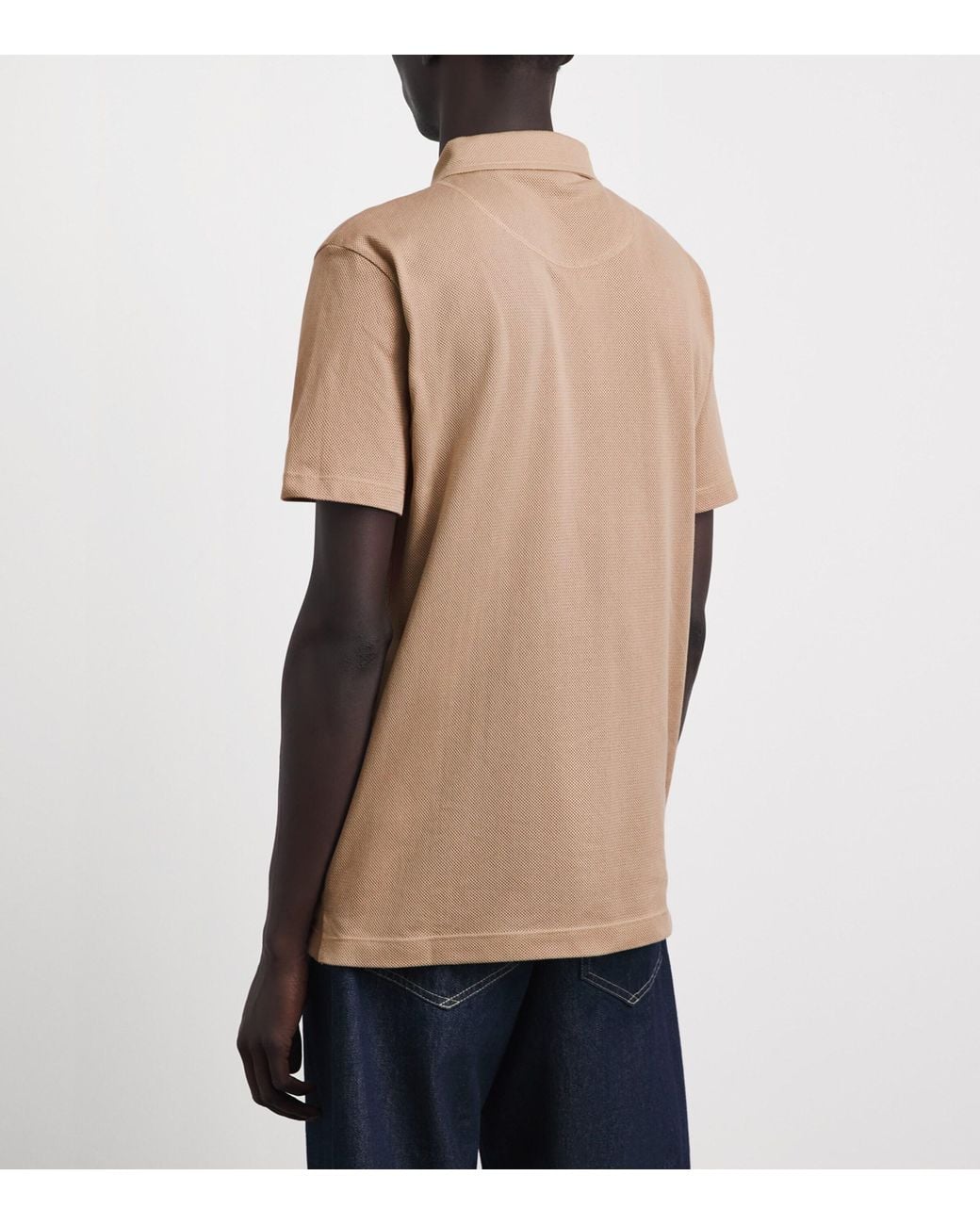 Sunspel Natural Supima Cotton Riviera Polo Shirt for men