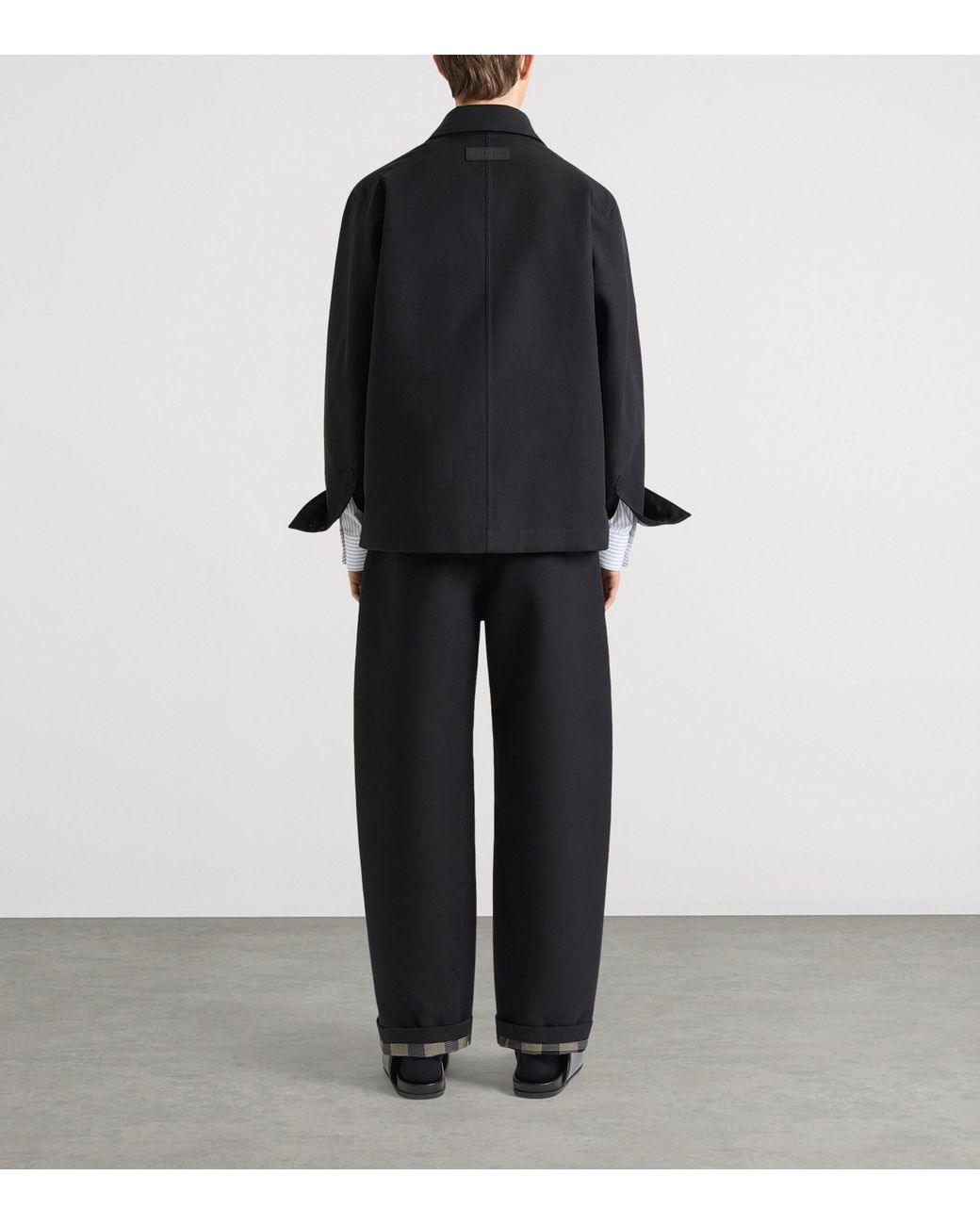 Givenchy Black Cotton Overshirt for men