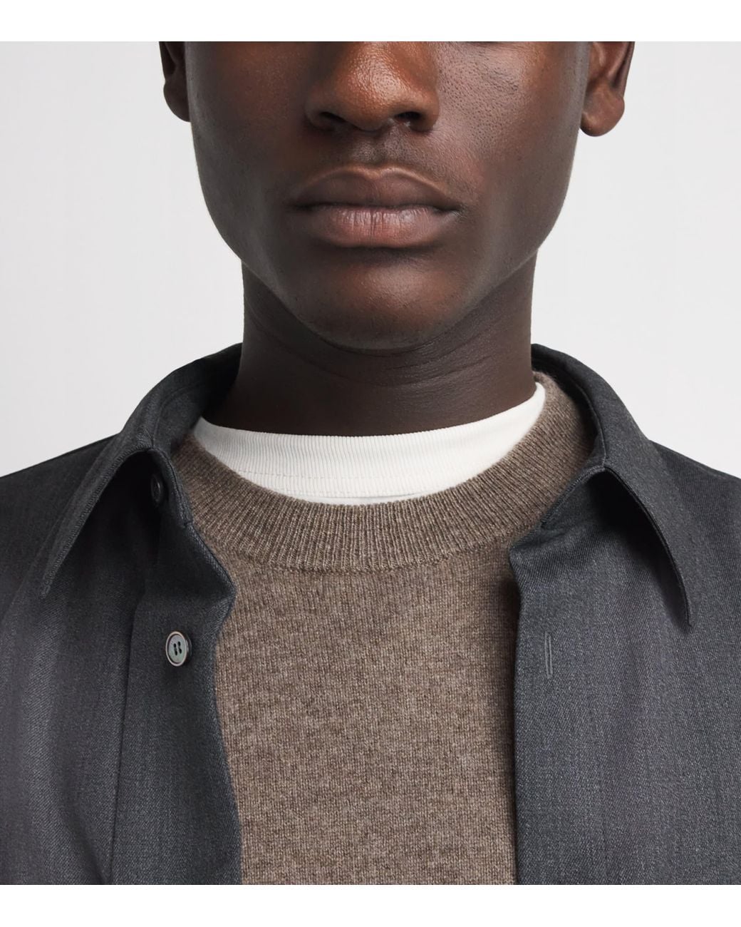 LE17SEPTEMBRE Brown Cashmere Sweater for men