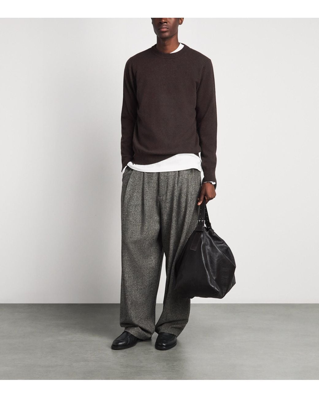 Sandro Brown Cashmere Sweater for men