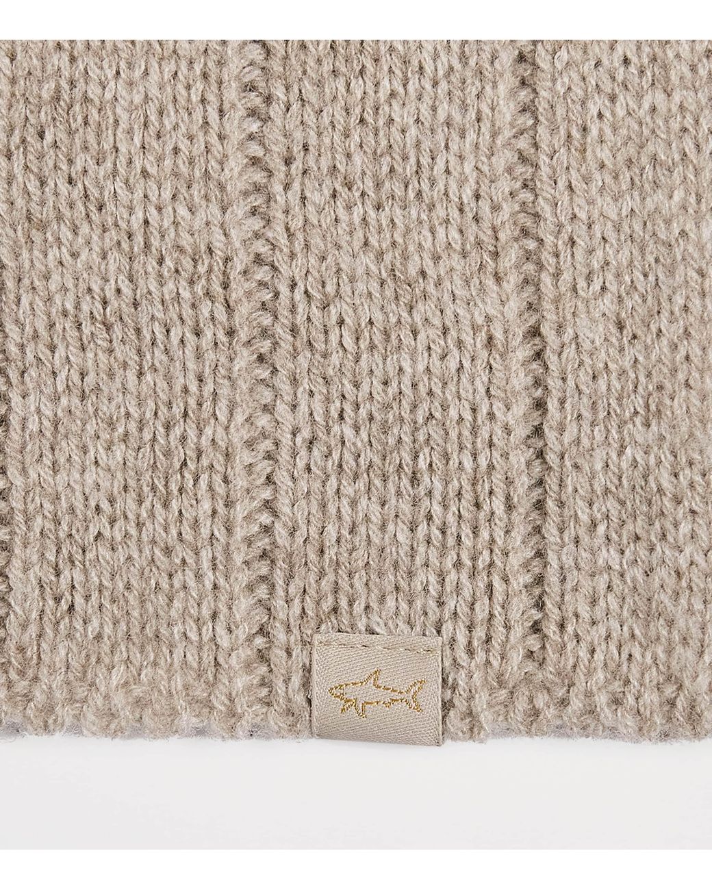 Paul & Shark Natural Ribbed Scarf for men
