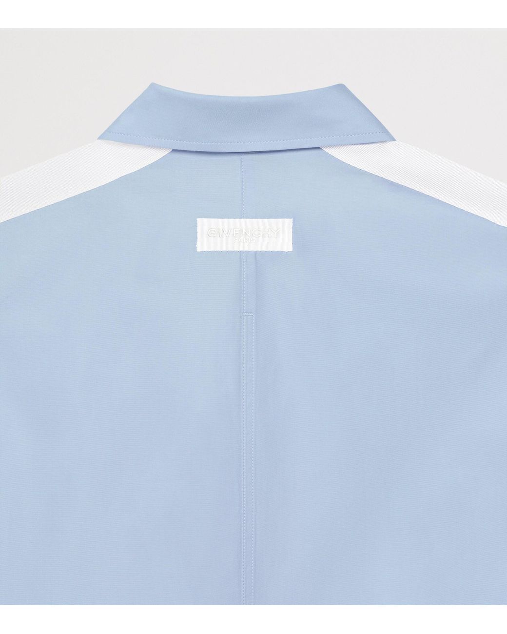 Givenchy Blue Cotton Couture Seam Shirt for men