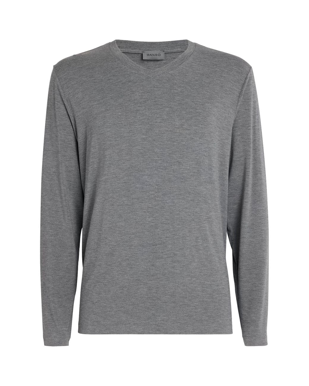 Hanro Gray Casuals V-Neck T-Shirt for men
