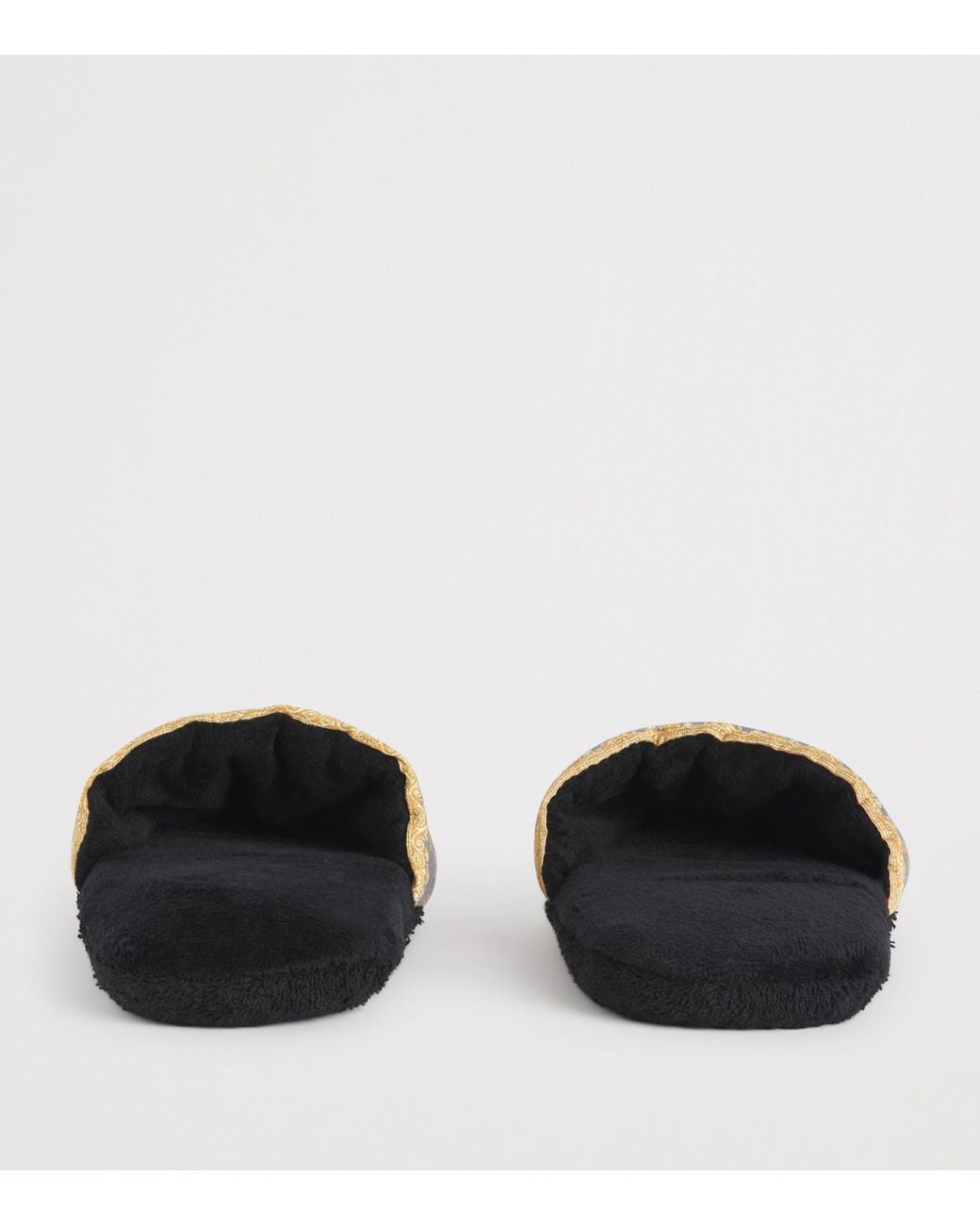 Versace Multicolor Terry Cotton Baroque Slippers