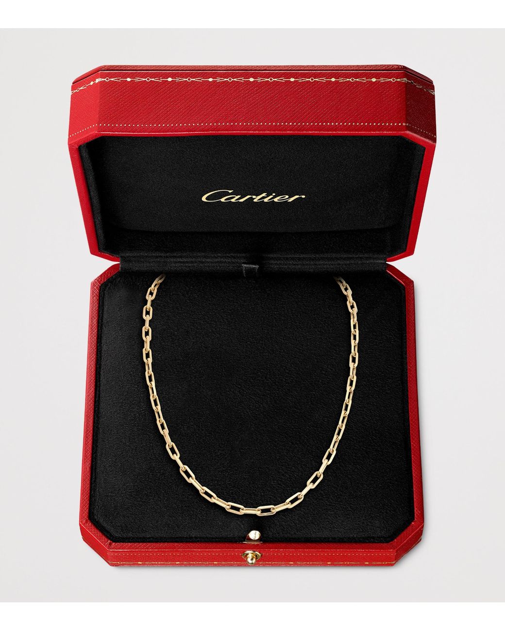 Cartier Metallic Santos De Chain Necklace