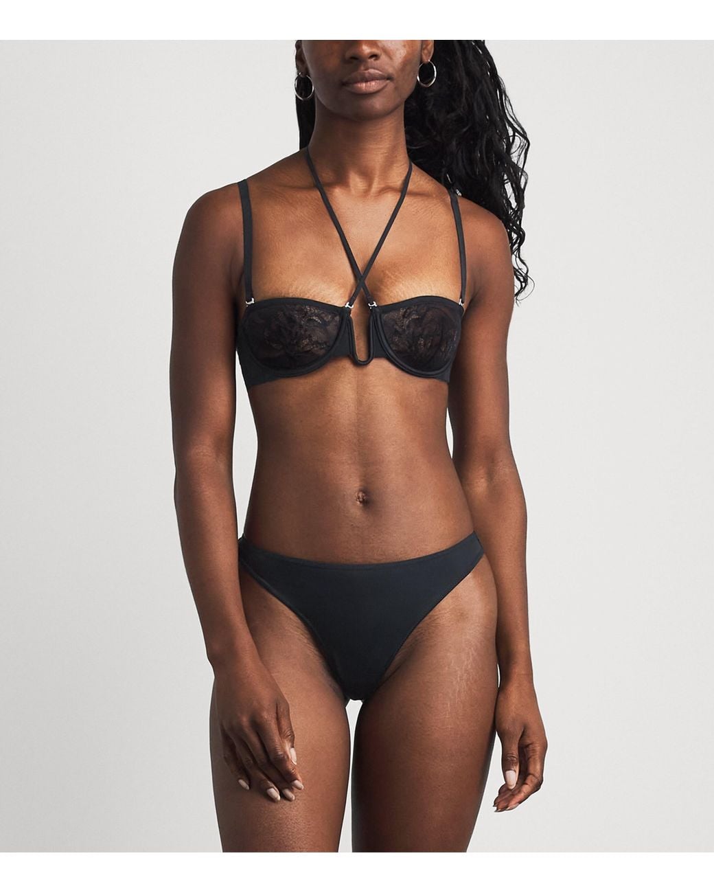 Wolford Black Lace Multiway Strapless Bra