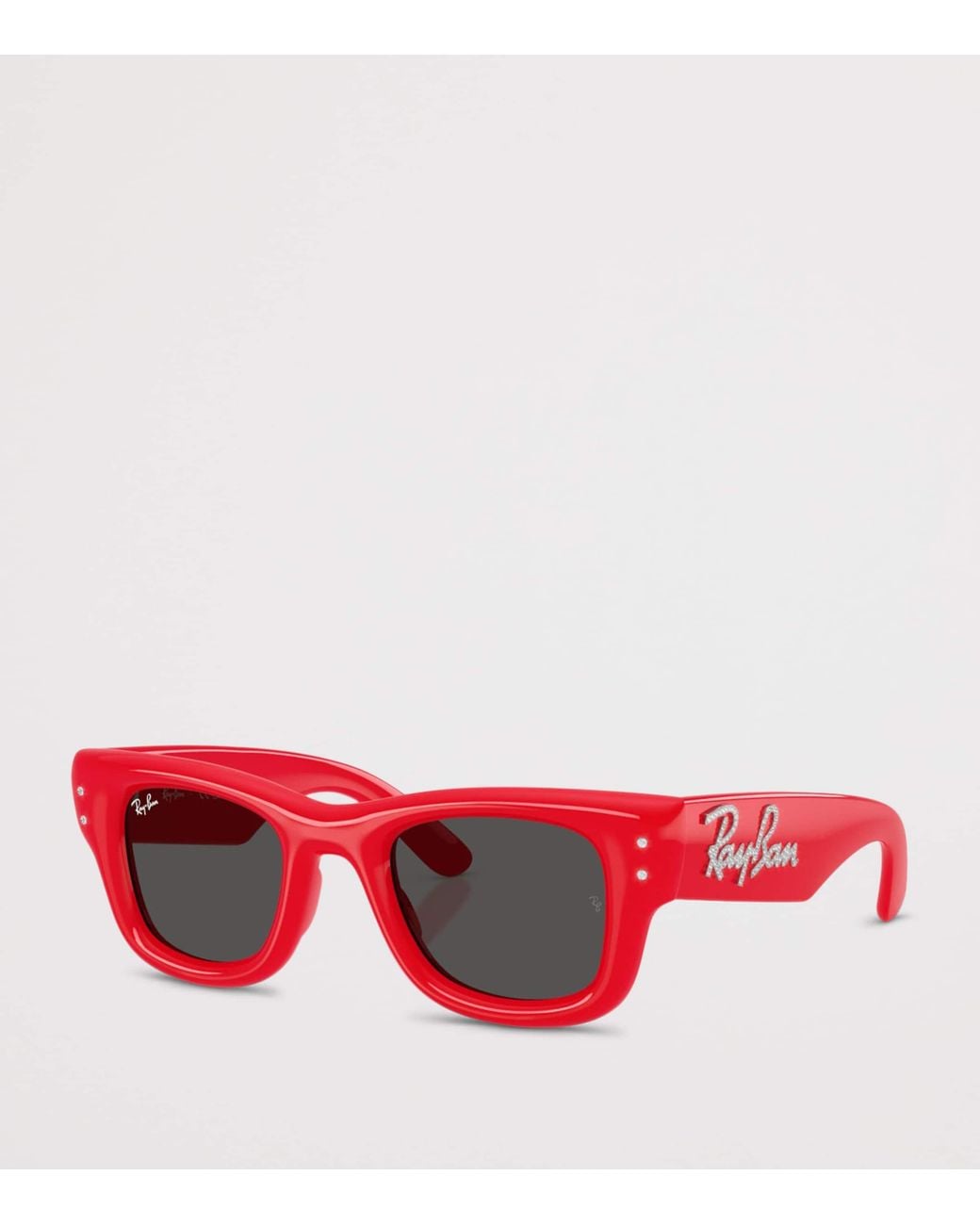 Ray-Ban Red Puffer Crystal Edition Wayfarer Sunglasses