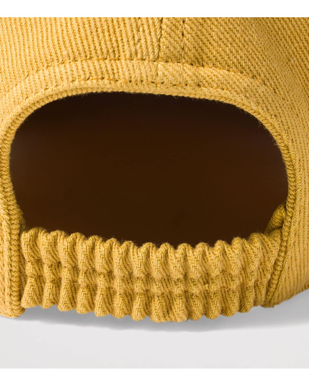 Miu Miu Yellow Drill Baseball Cap