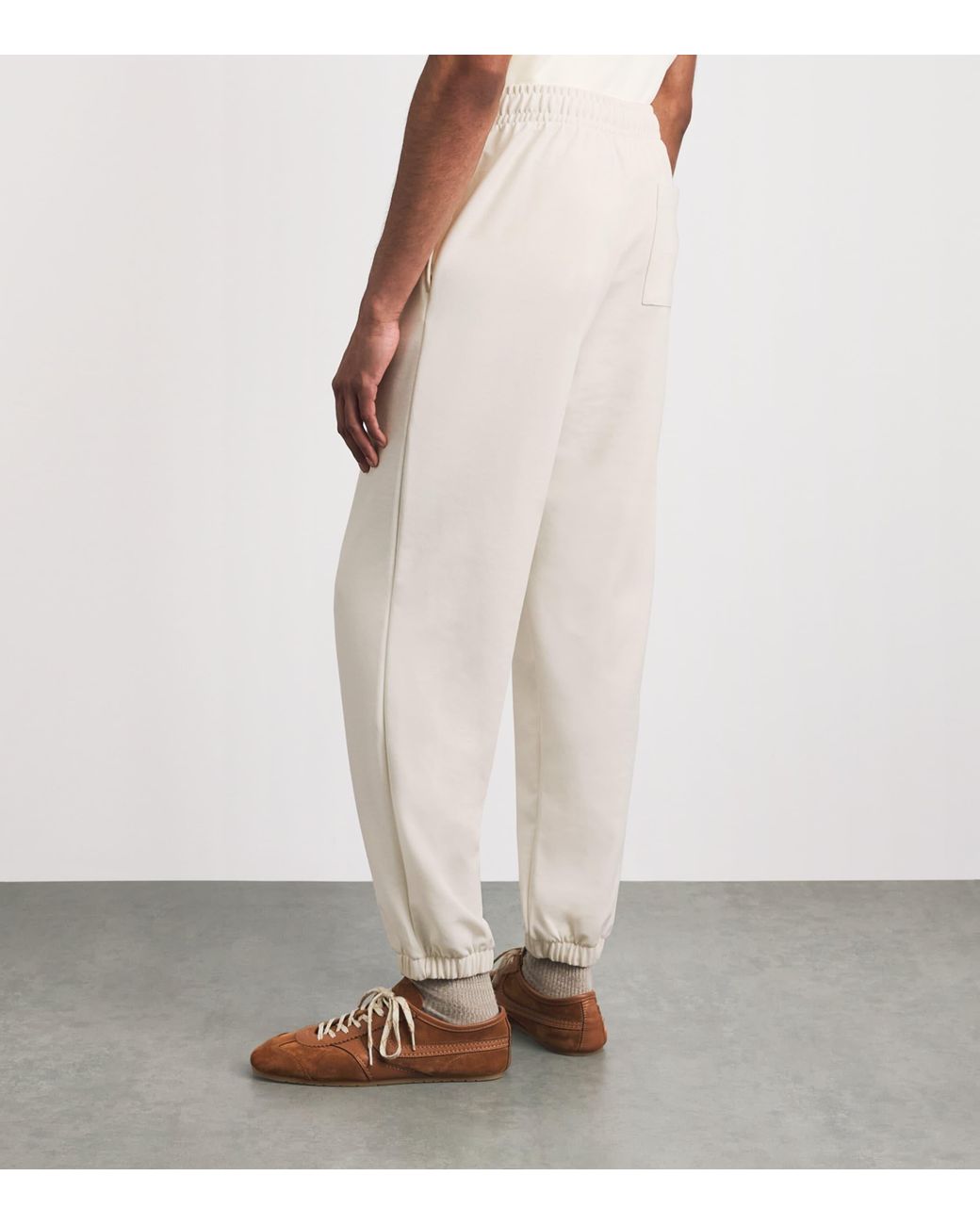 Lacoste White X Novak Djokovic Tennis Cuffed Sweatpants for men