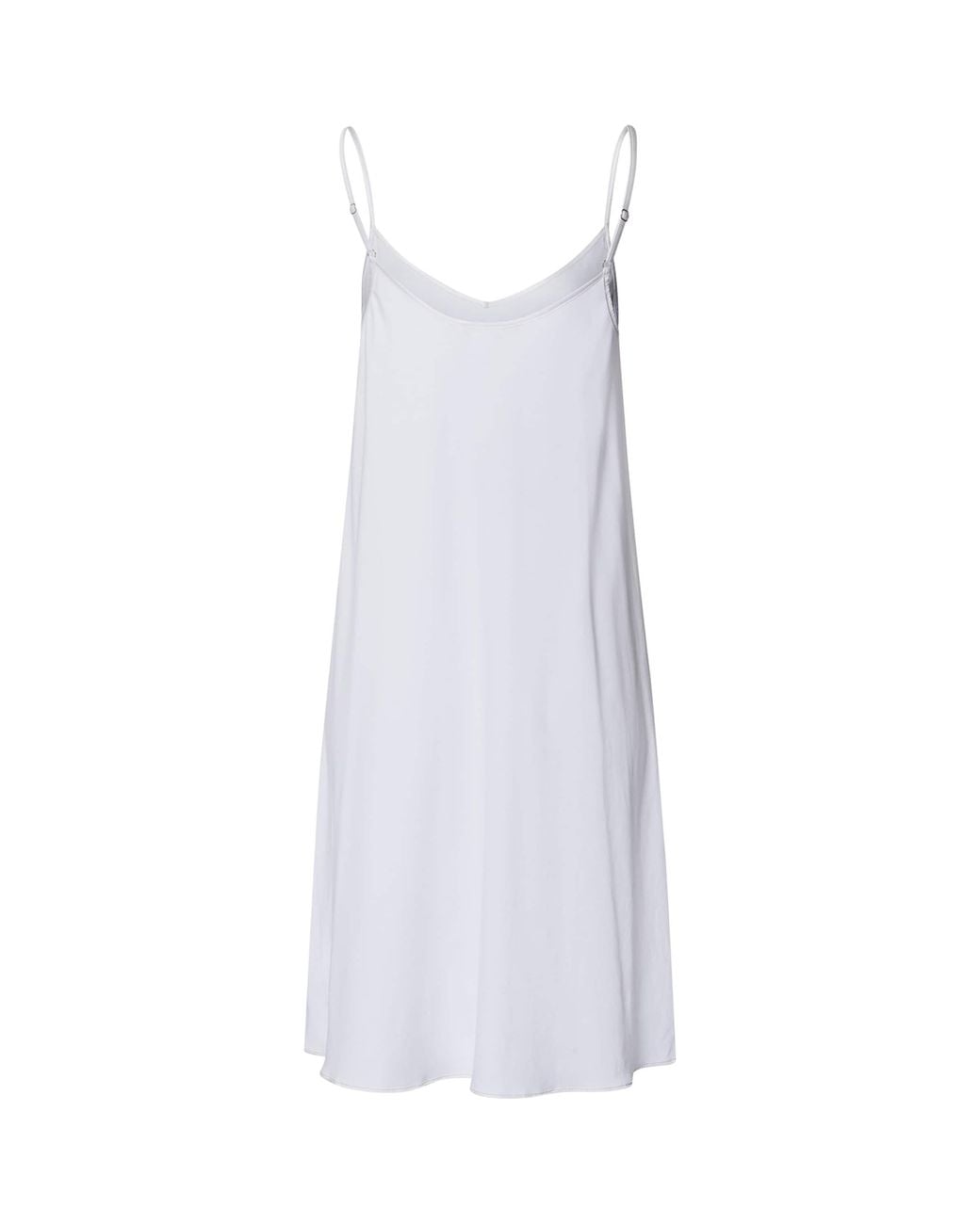 Hanro White Cotton Silk Nightdress