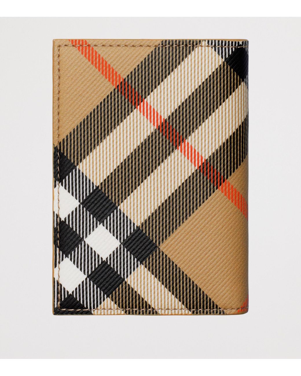 Burberry Metallic Check Folding Card Holder for men