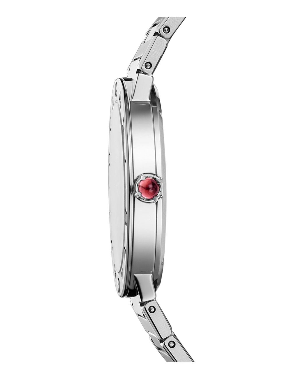 BVLGARI Metallic Stainless Steel Lady Watch