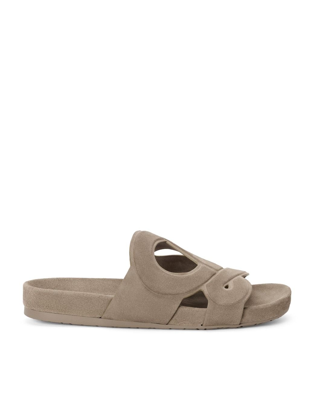 Loewe Brown X Paula's Ibiza Leather Monogram Ease Slides for men