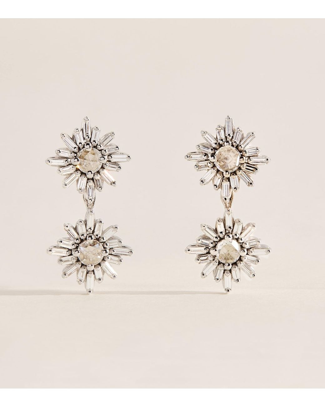 Suzanne Kalan Natural And Diamond Doublet Earrings