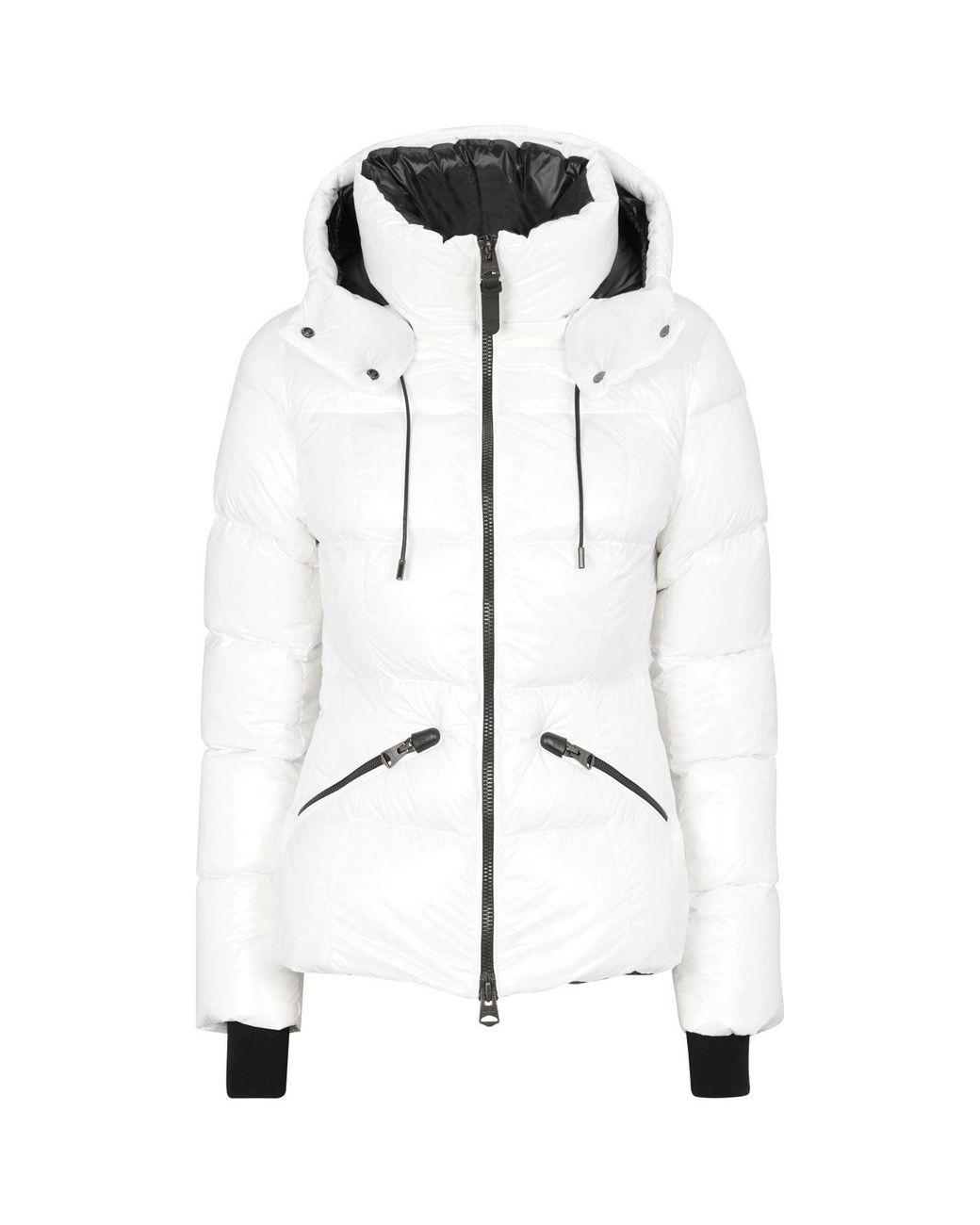 Mackage Madalyn Down Jacket With Removable Hood In Off White - Women | Lyst