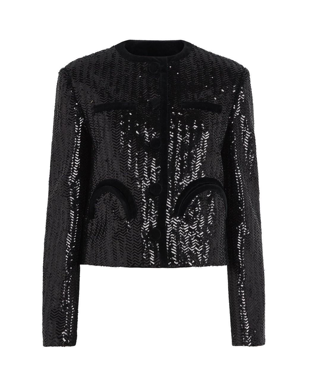 Blazé Milano Black Sequin All About You Bolero Jacket