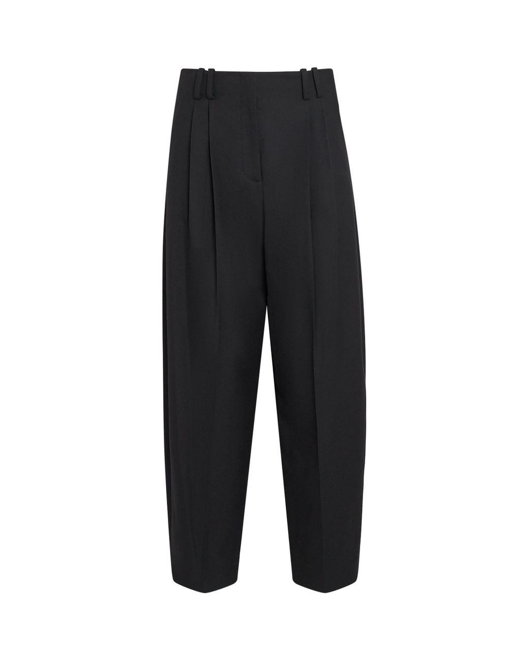 Veronica Beard Black Whitlock Barrel Trousers