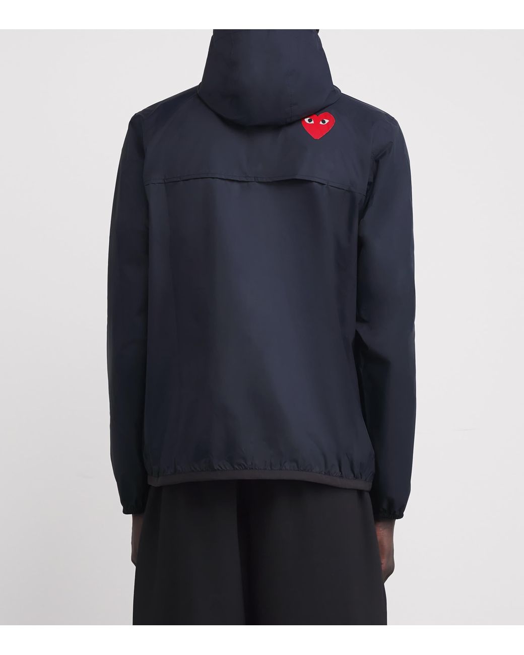 COMME DES GARÇONS PLAY Blue X K-Way Water-Resistant Jacket for men
