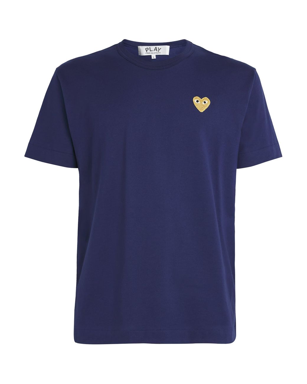 COMME DES GARÇONS PLAY Blue Heart Logo T-Shirt for men