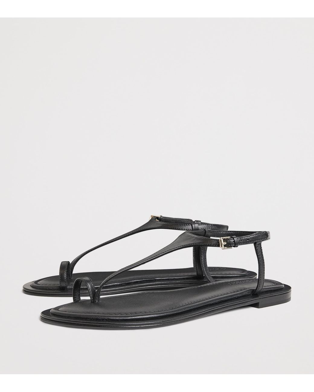 A.Emery Brown Leather Alta Sandals