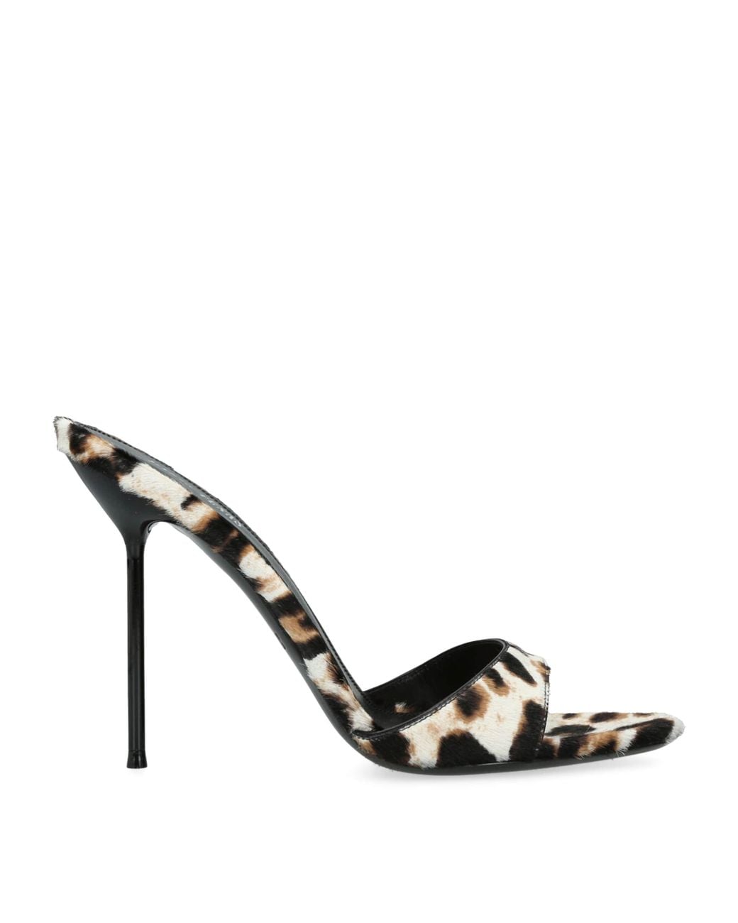 Paris Texas Metallic Pony Hair Lidia Mules 105