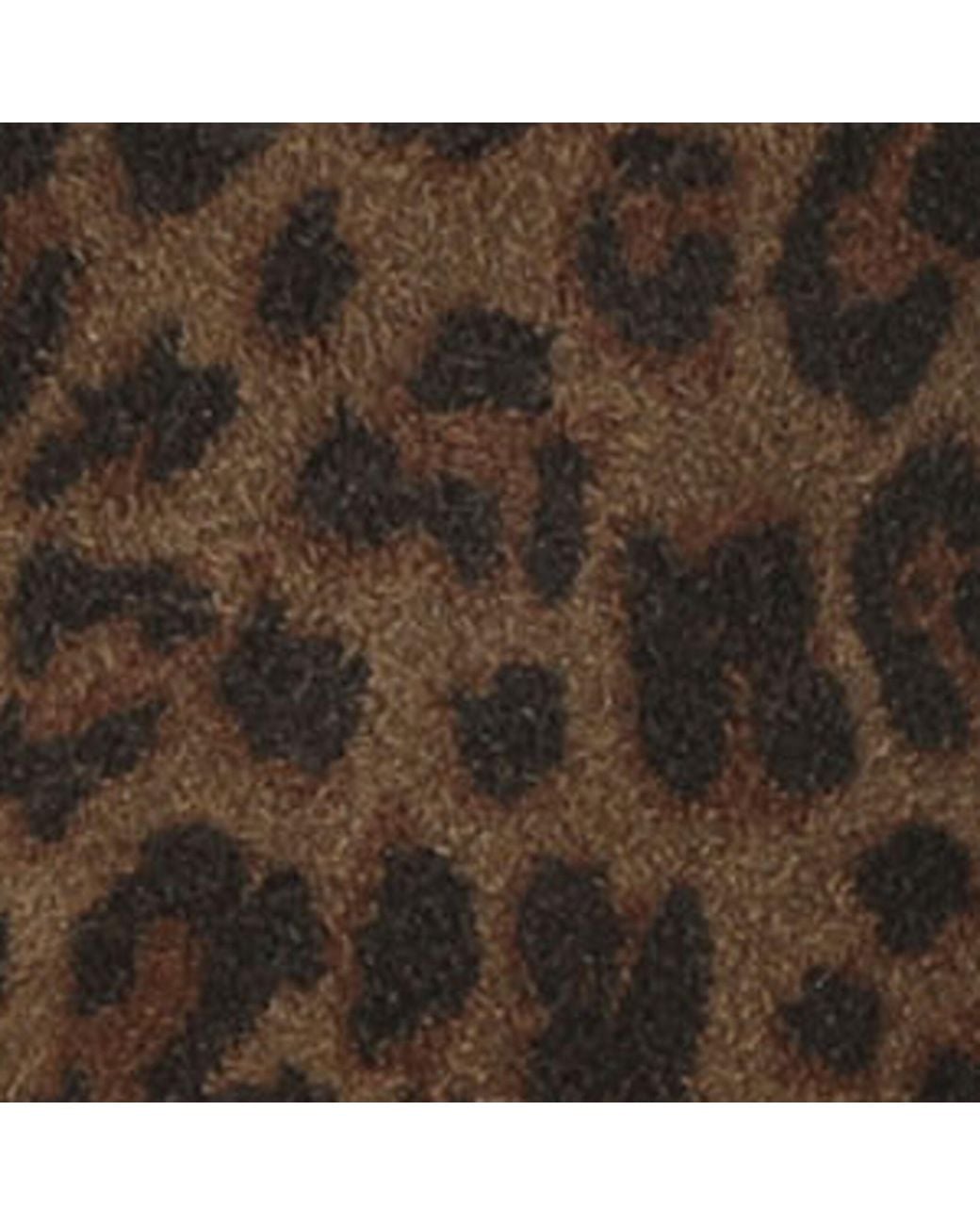 Kurt Geiger Brown Suede Leopard Print Annabel Ankle Boots