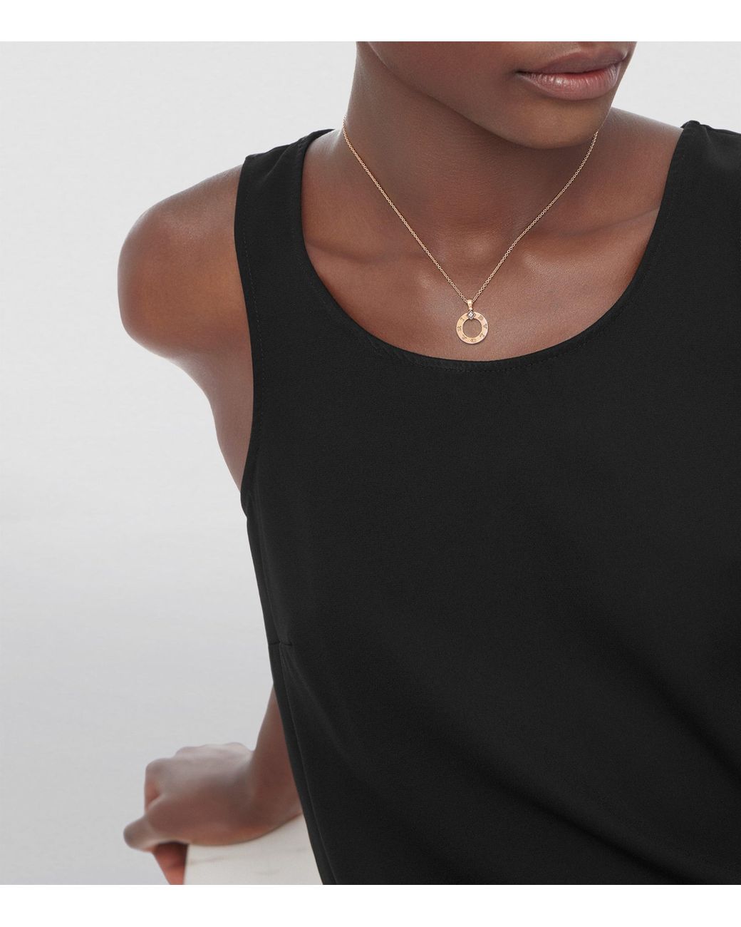 BVLGARI Metallic And Diamond Necklace