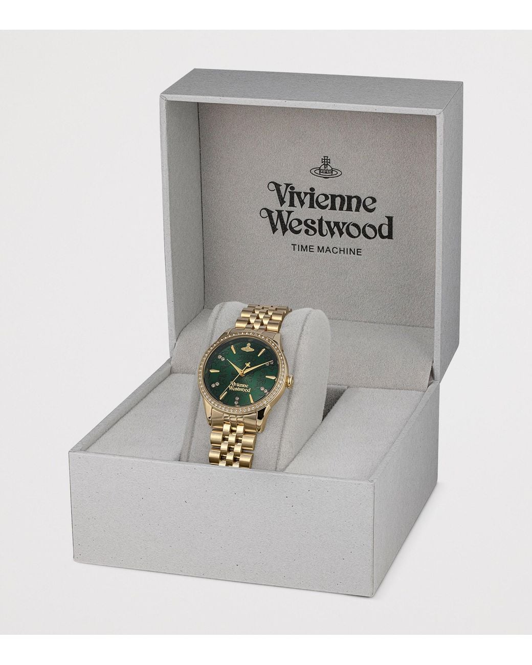 Vivienne Westwood Metallic Stainless Steel Little Wallace Watch