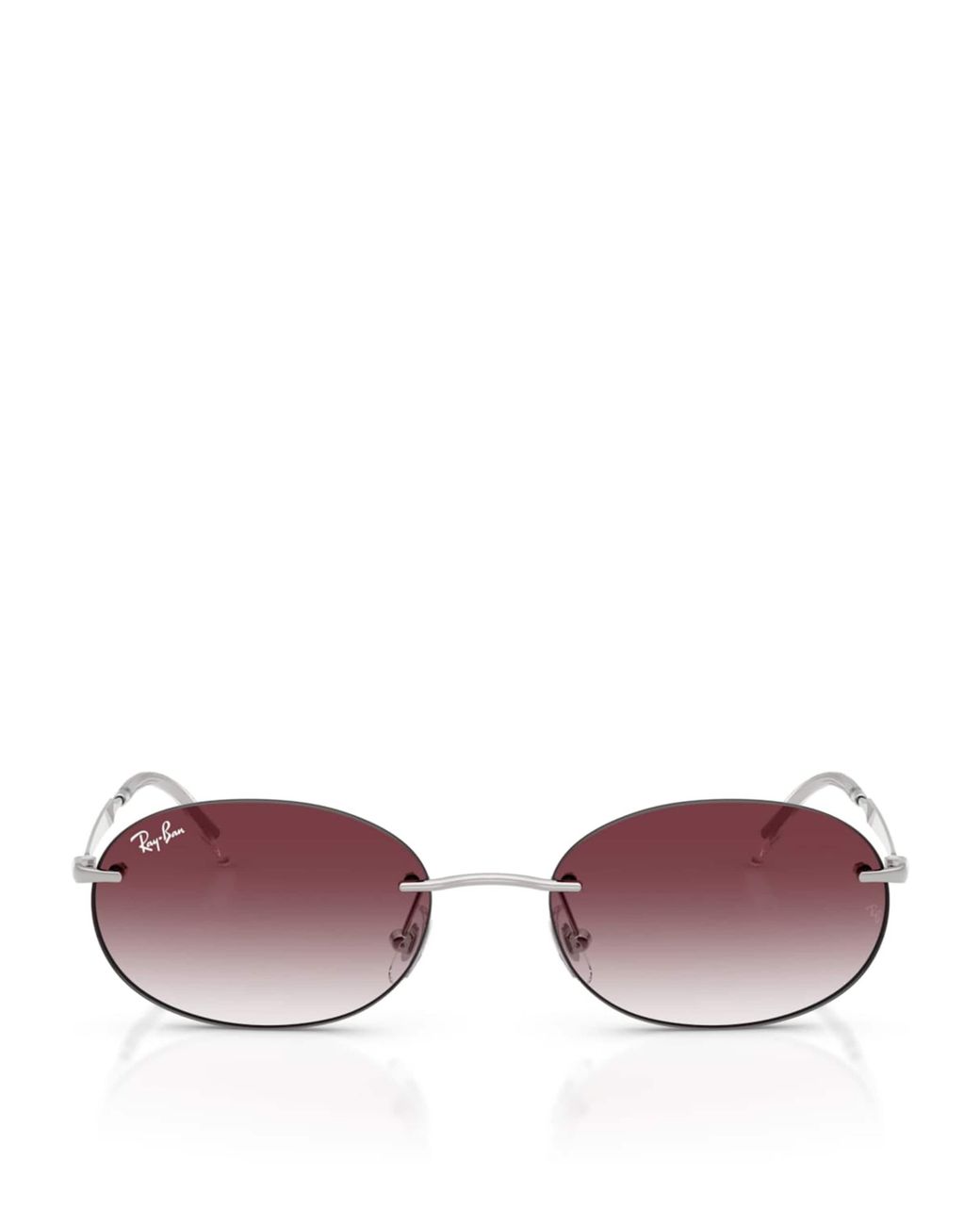 Ray-Ban Pink Rb3767 Metal Oval Sunglasses