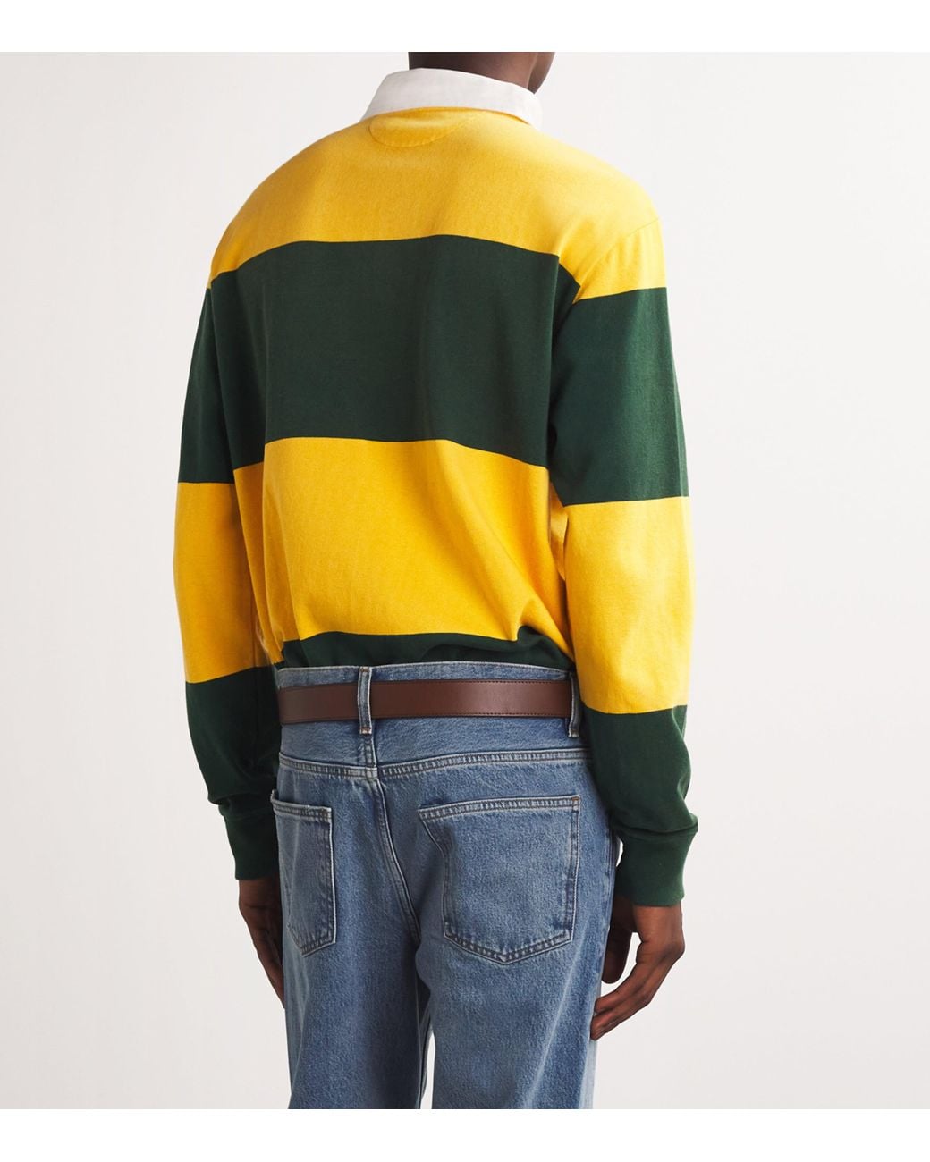 Barbour Brown Leather Tartan Reversible Belt for men