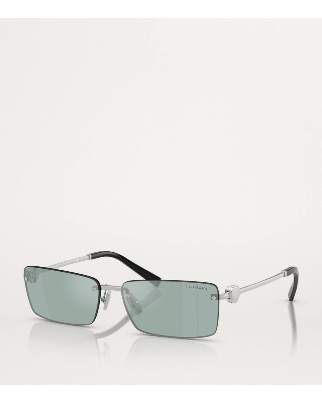 Tiffany & Co Green Metal Sunglasses