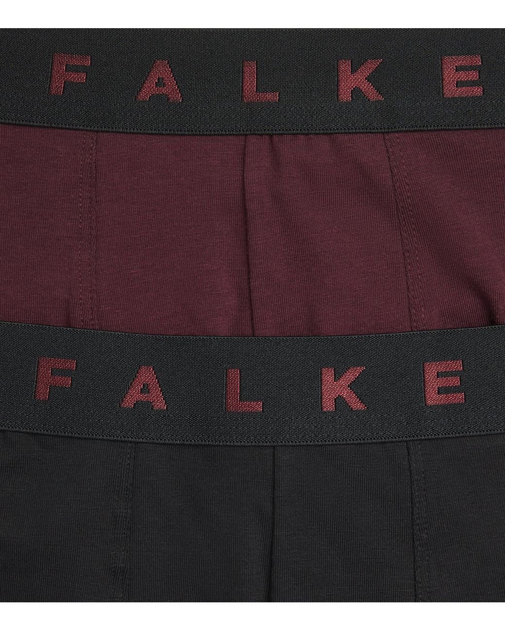 Falke Black Egyptian Cotton Boxer Briefs for men
