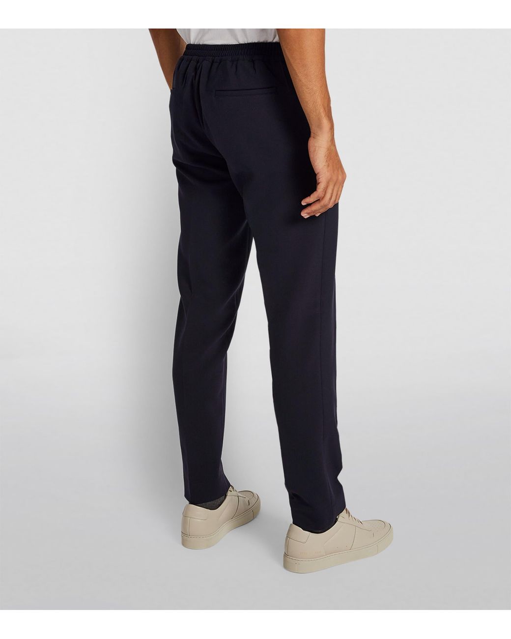 Sandro Blue Stretch Jersey Trousers for men