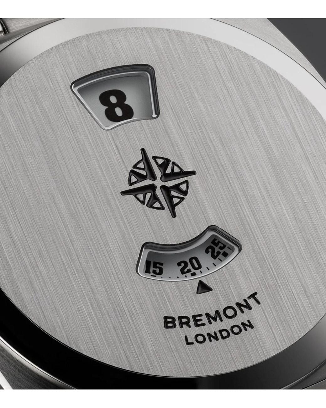 Bremont Gray Stainless Steel Terra Nova Jumping Hour Watch