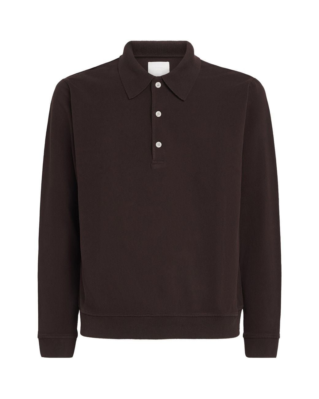 Citizens of Humanity Black Cotton-Blend Polo Shirt for men