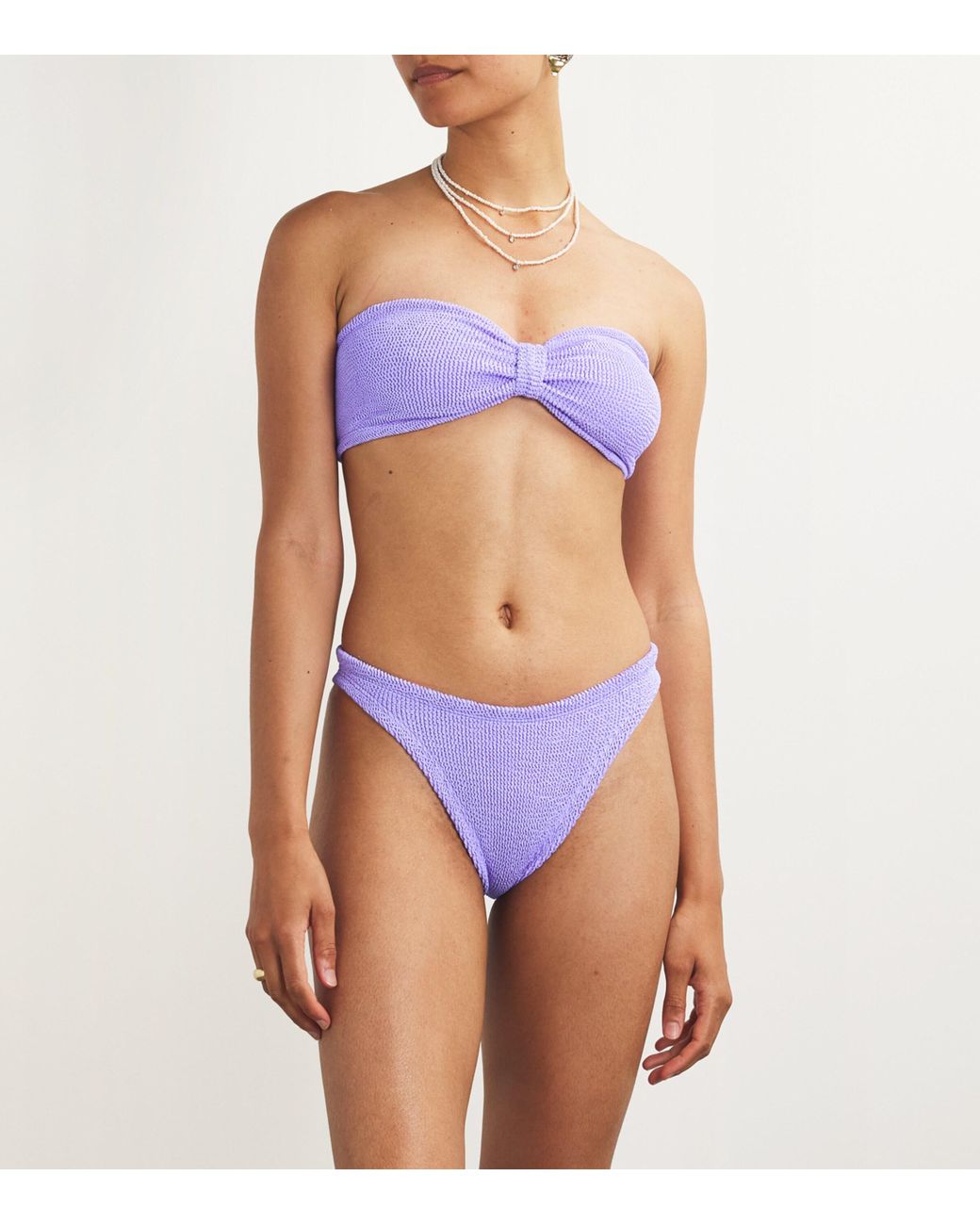 Hunza G Jean Bikini in Purple | Lyst