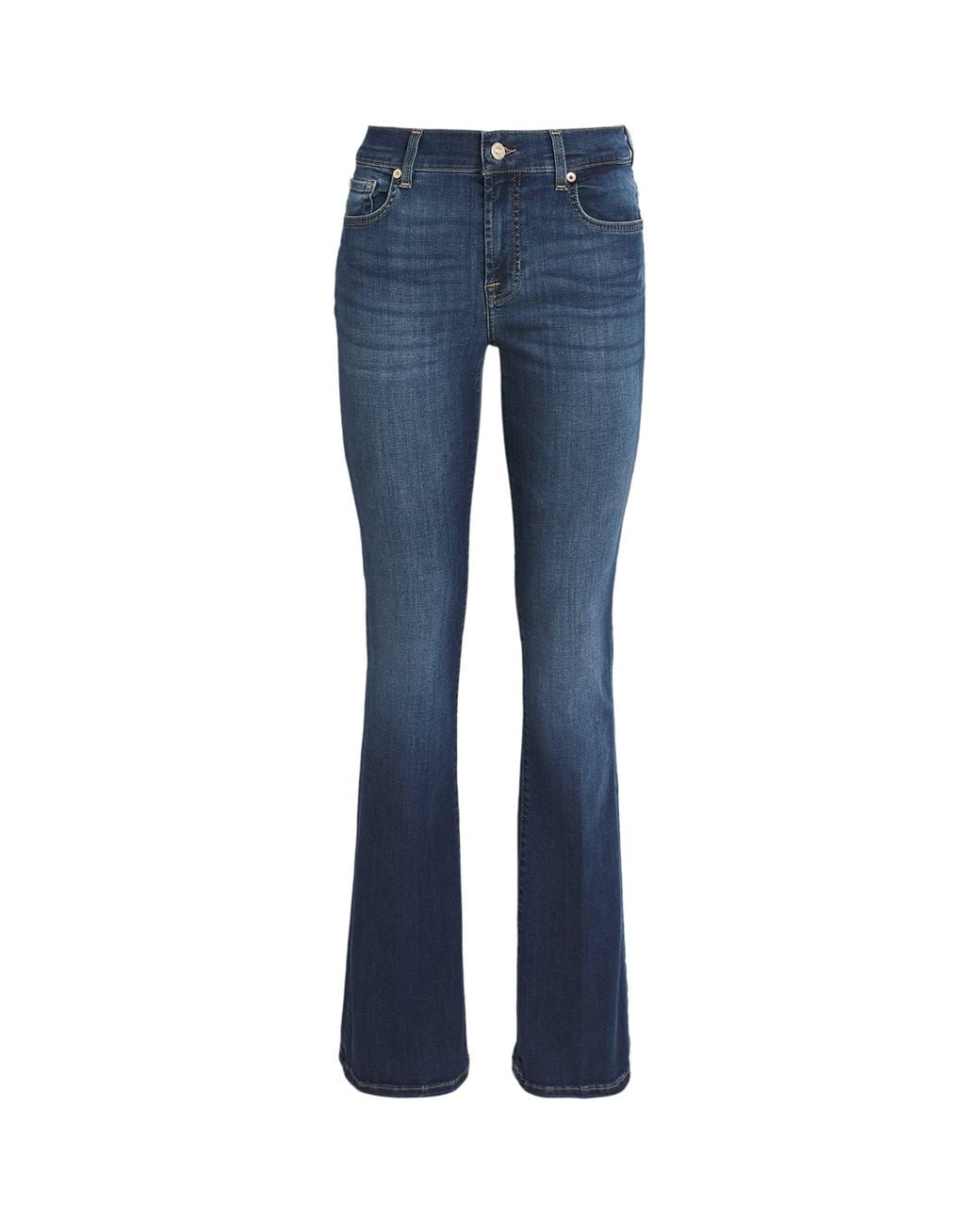 7 For All Mankind Blue Bair Bootcut Jeans