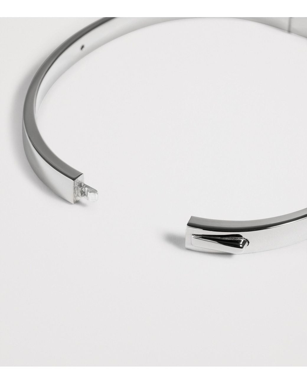 Monica Vinader White Sterling And Diamond Essentials Bangle