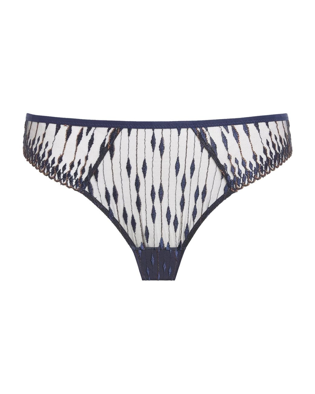 Aubade White Embroidered Voodoo Kiss Briefs