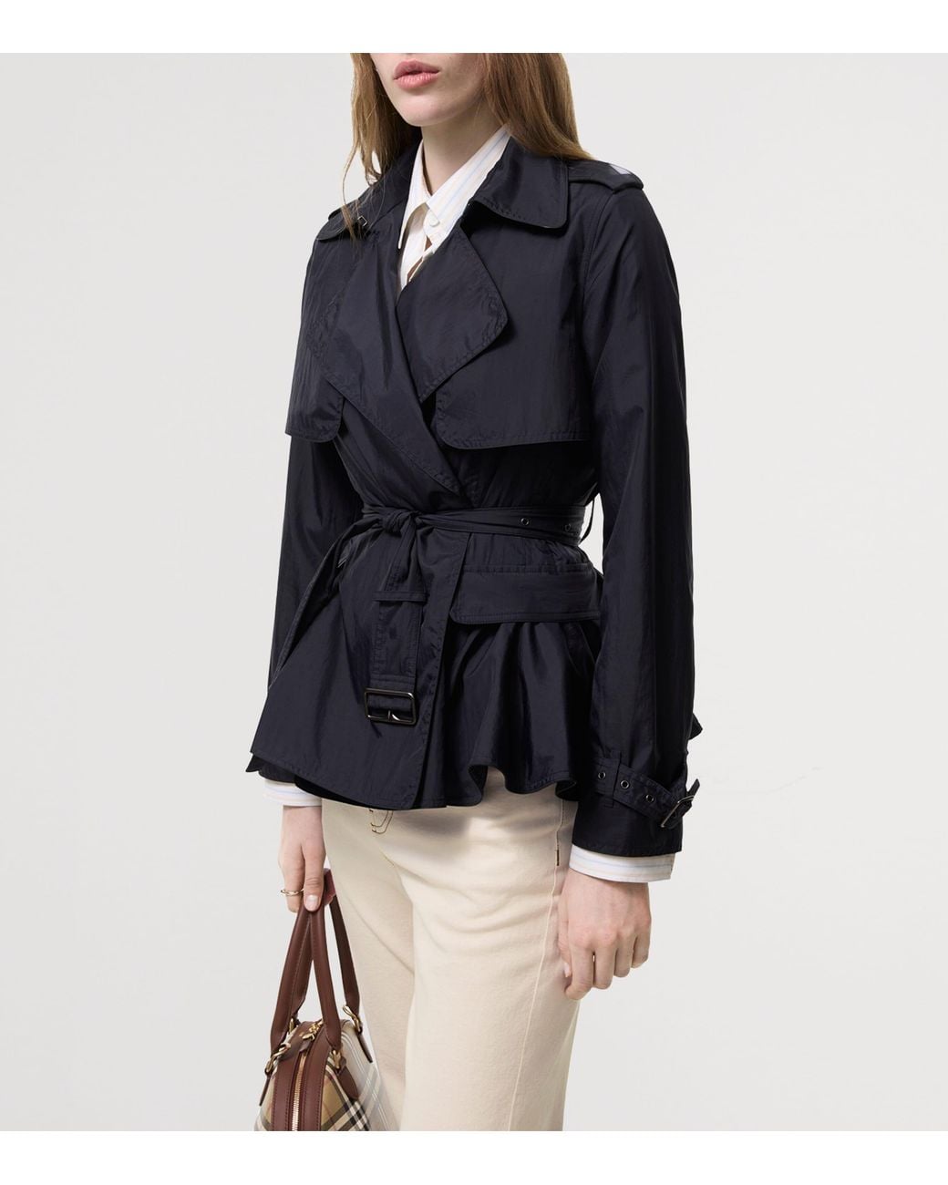 Burberry Blue Pembury Trench Jacket